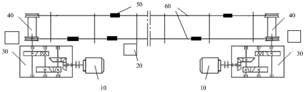 A method for detecting the tension of a circular link chain on a scraper conveyor