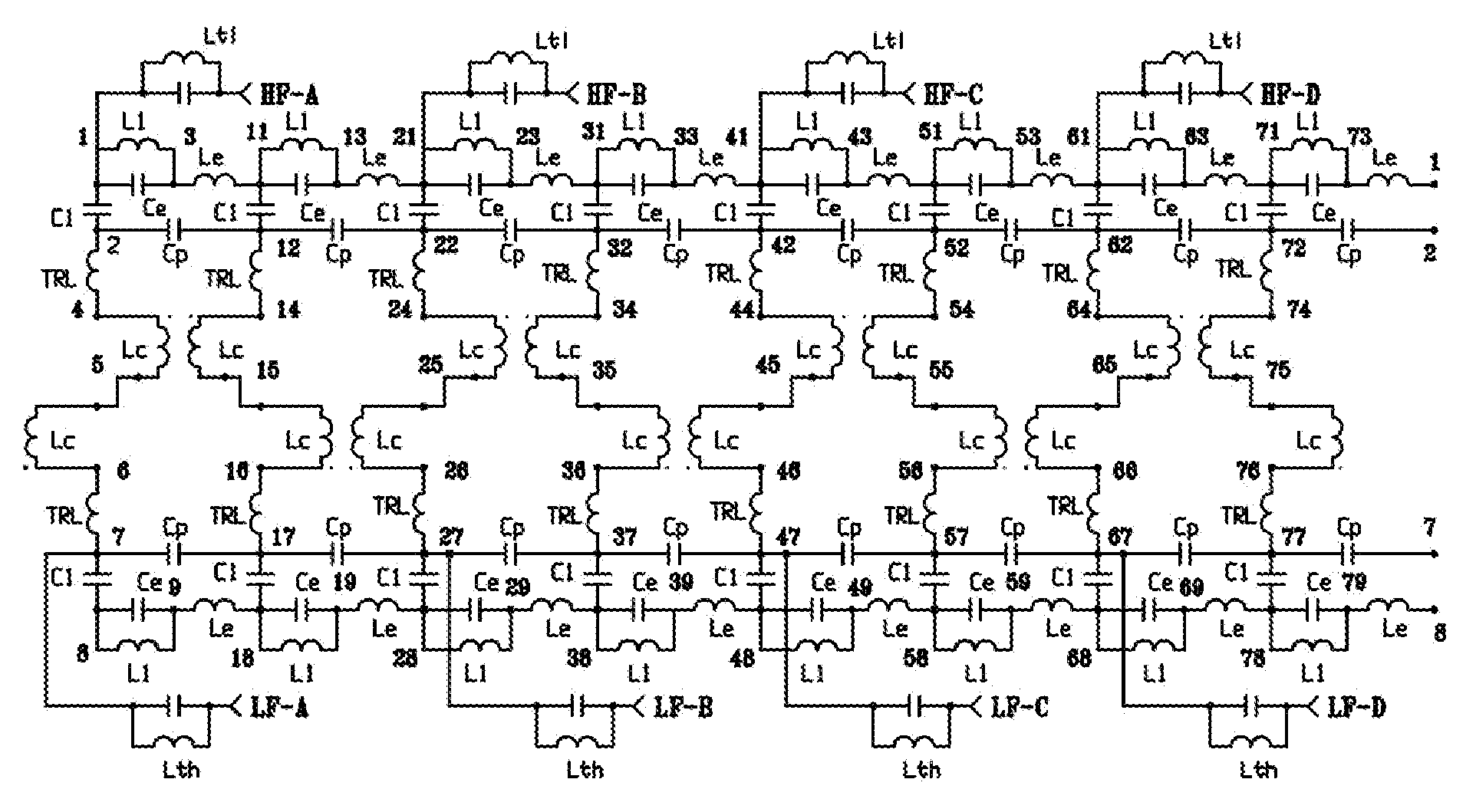 Double-balanced Double-tuned CP Birdcage with Similar Field Profiles