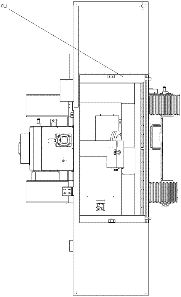 One-clamping type grinding machine for three-sided right-angular workpieces