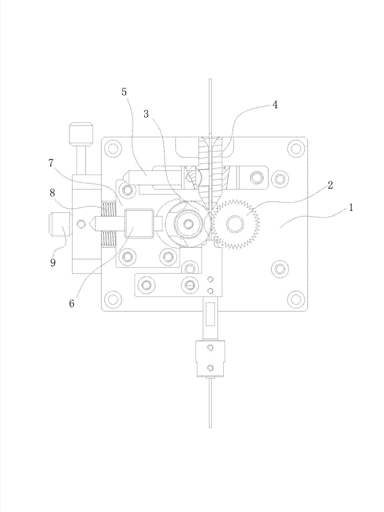 Wire feeding mechanism of welding machine