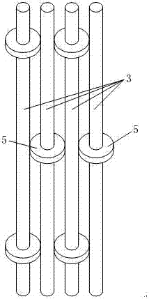 Heat radiation structure of twisting cables of wind generating set