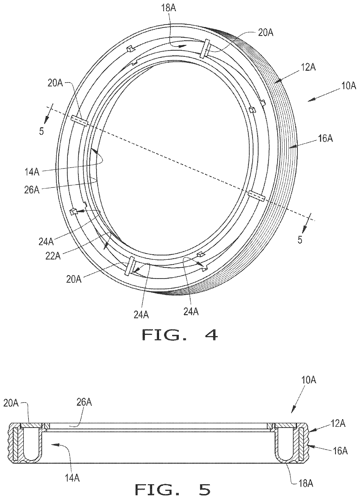 Spoked rotary seal