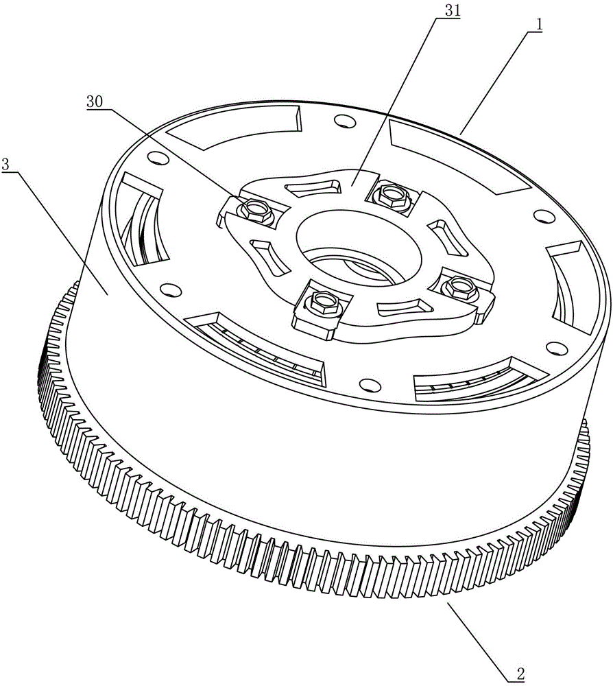 A kind of motorcycle control composite clutch