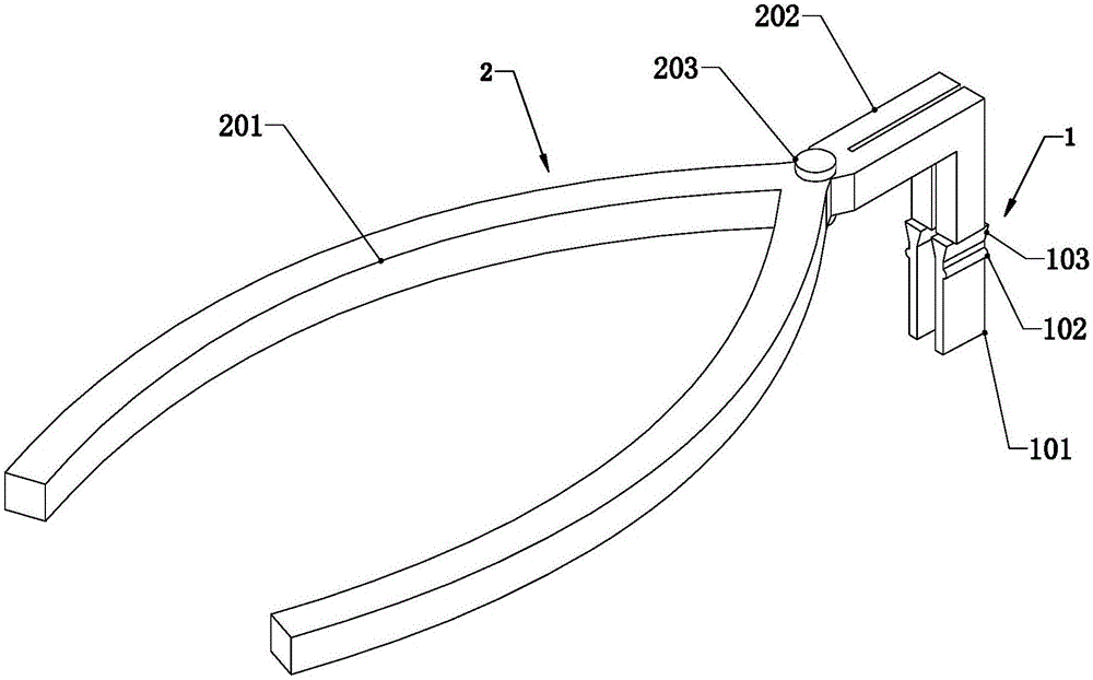 Intervertebral space opening device and use method