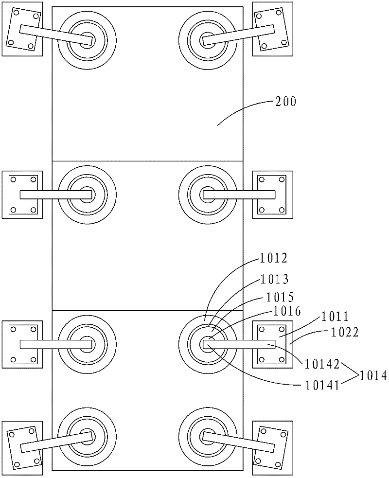 Calibration device of large weighing apparatus
