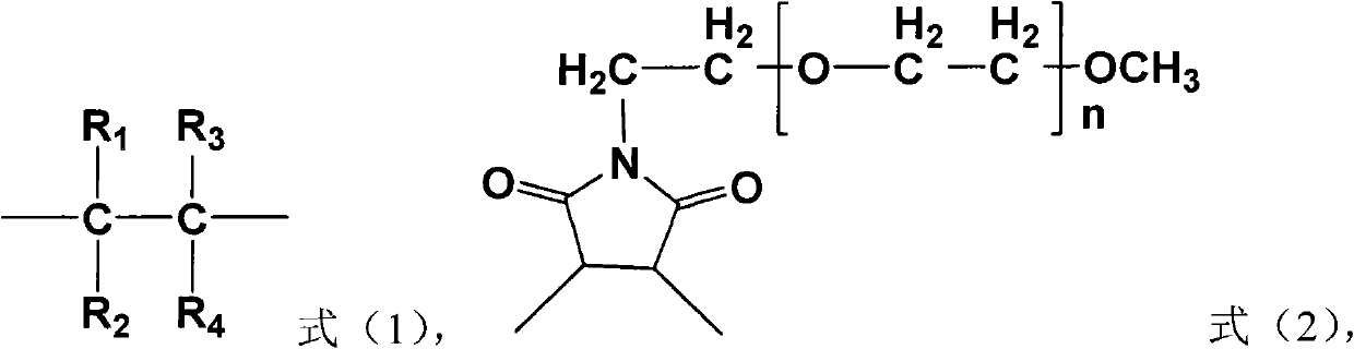 Water-soluble thermo-thickening copolymer, and preparation method and application thereof