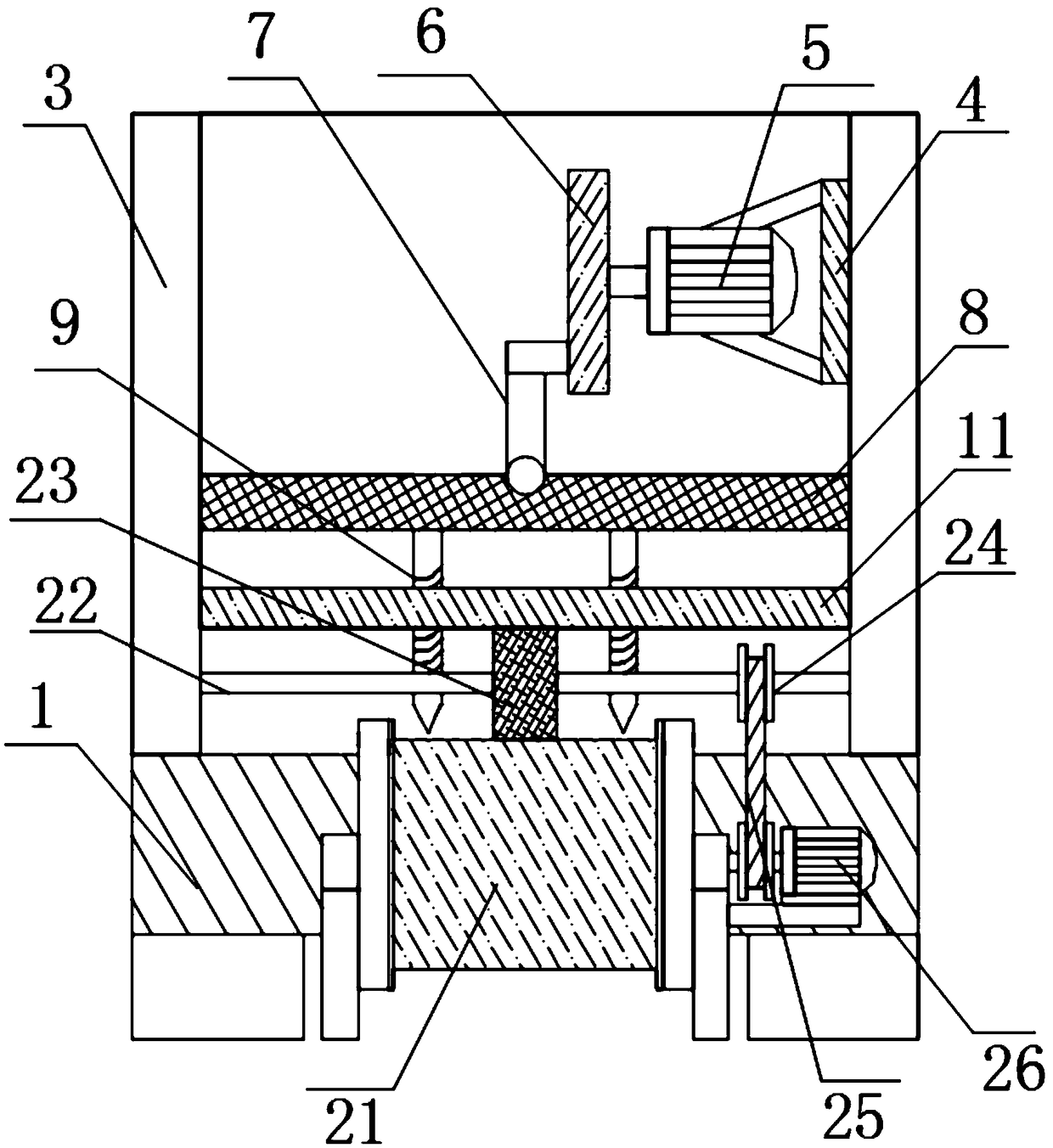 Efficient perforation device for processing shape memory titanium-nickel alloy coiled material