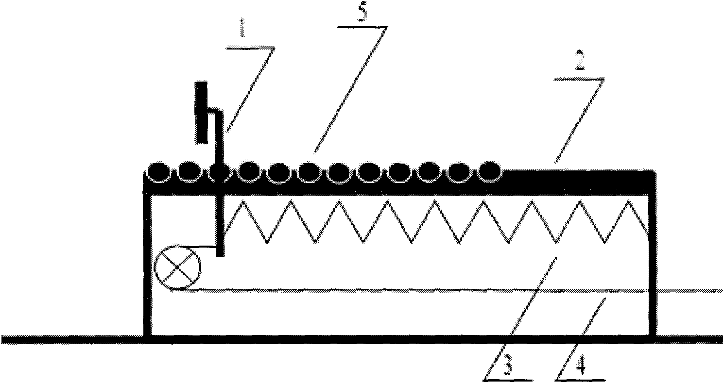 Locomotive accelerator pedal device