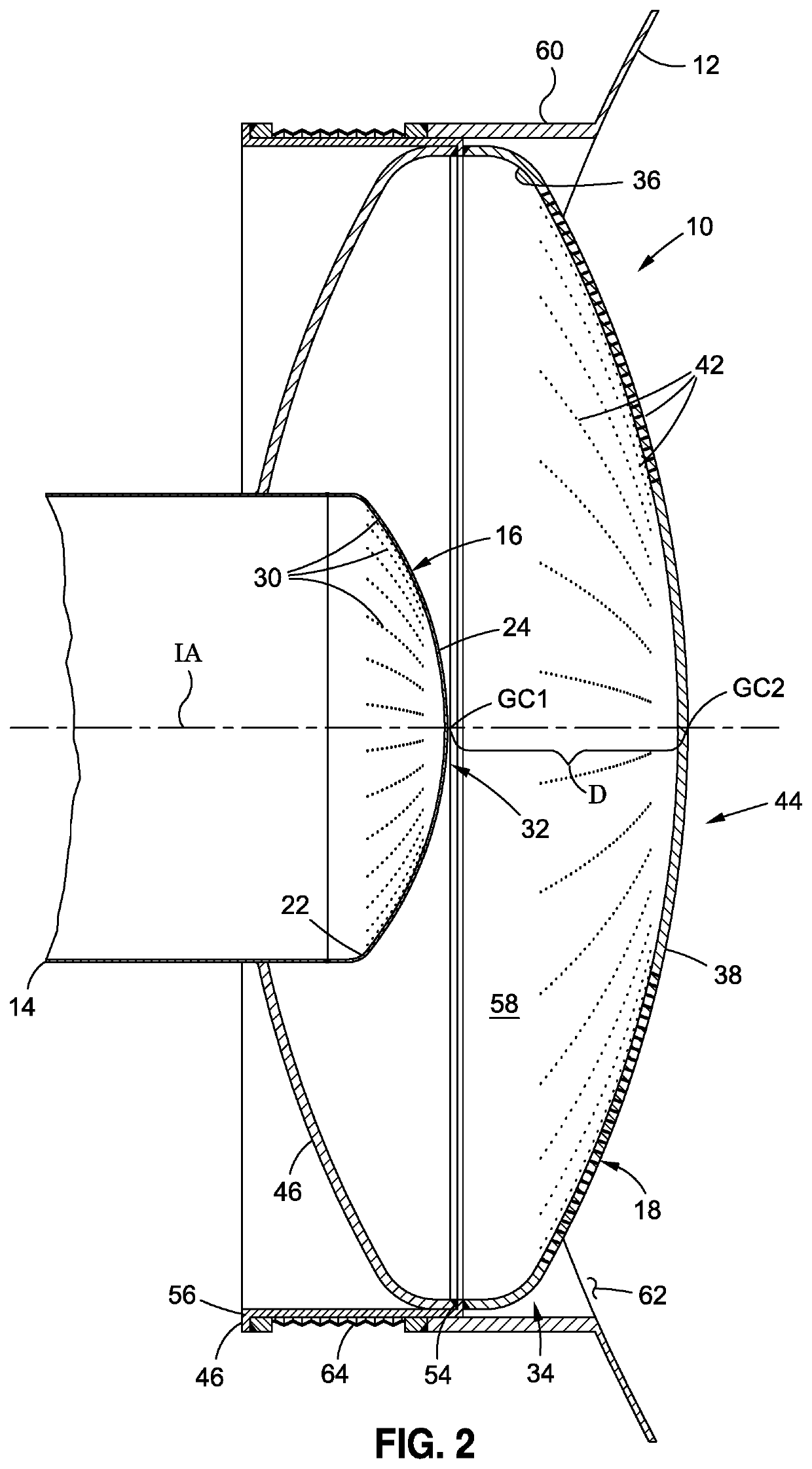 Compact multi-stage condenser dump device