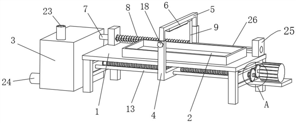 Seedling water supply irrigation device for landscaping