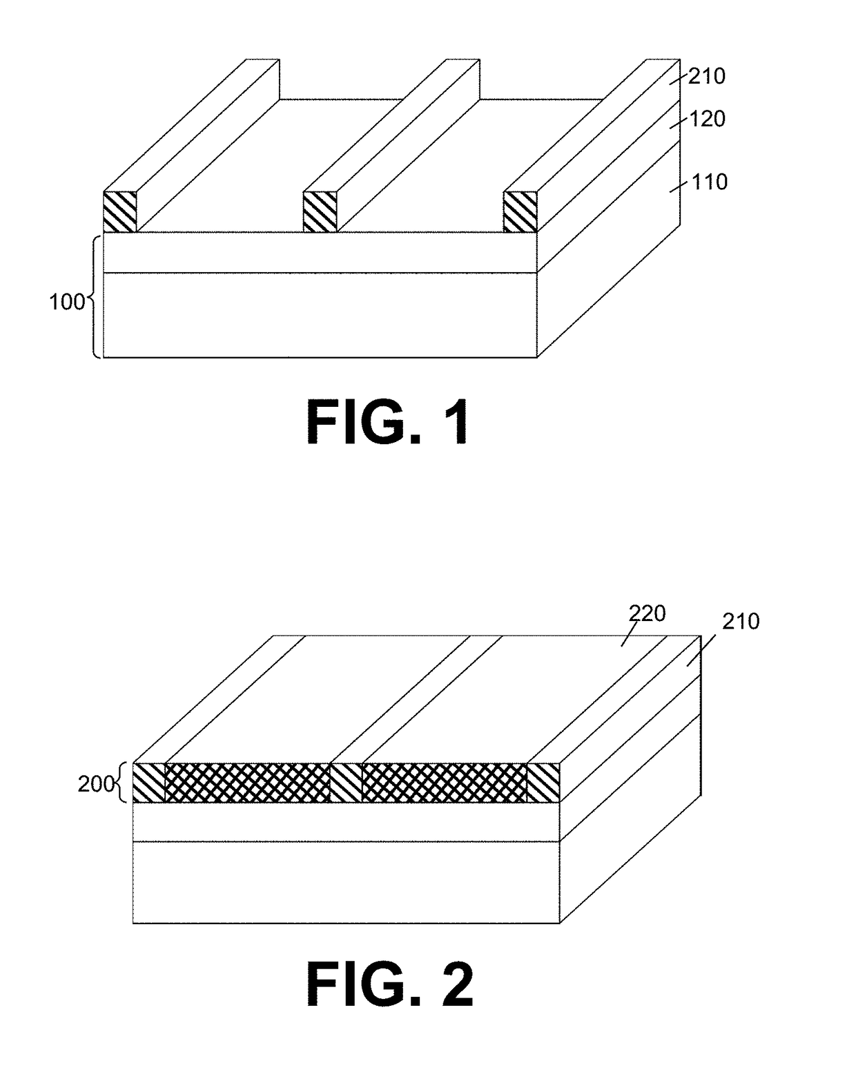 Metal or Ceramic Material Hardened Pattern