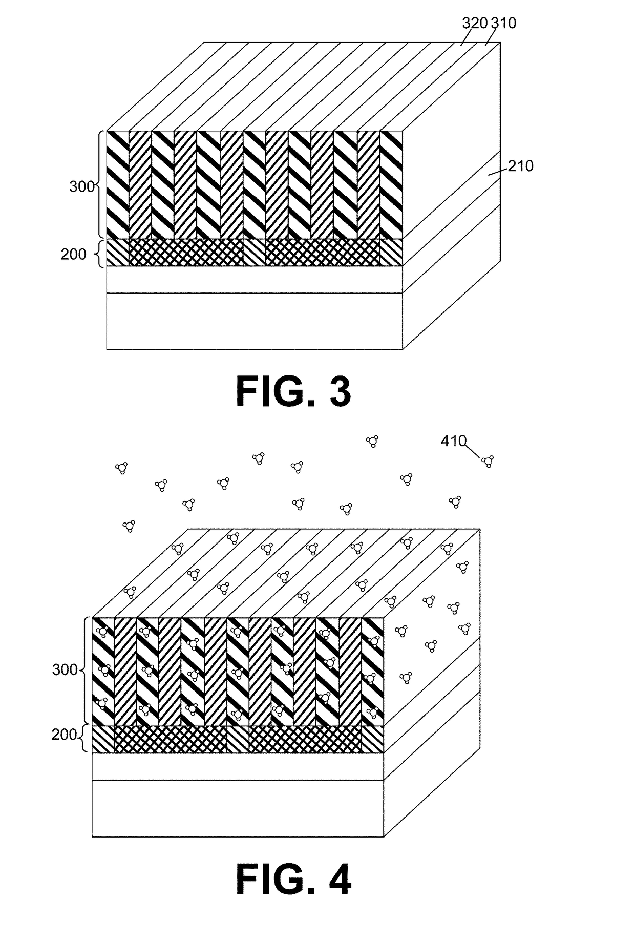 Metal or Ceramic Material Hardened Pattern