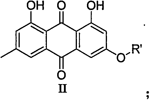 1,8-dihydroxyl-9,10-anthraquinone derivative and preparation method and application thereof