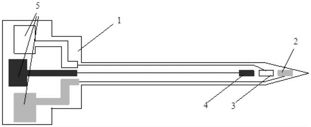 On-line plant glucose detection method and device based on microelectrode biosensing technology