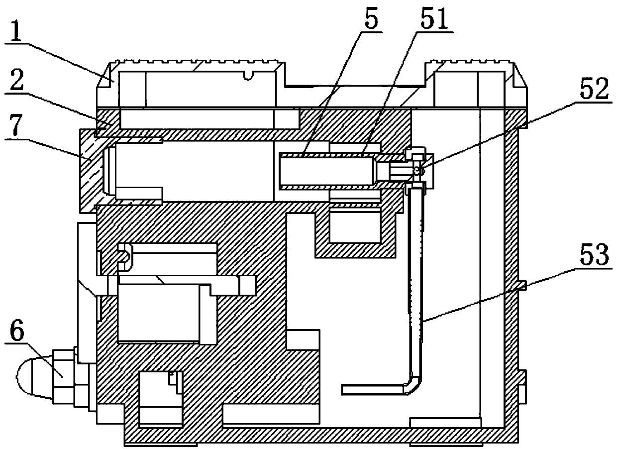 Oil depot light hydrocarbon fuel oil adding and volatile gas recovering device