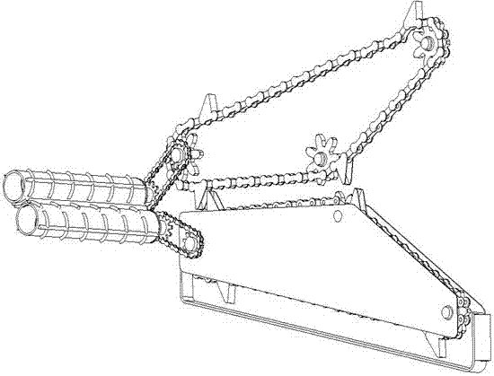 A Harvesting Platform for Cutting Stems, Breaking Ears and Stems of Fuhe