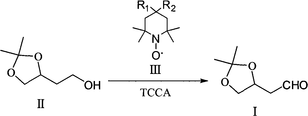Method for preparing 3,4,-O-isopropylidene-3,4-dihydroxy butyraldehyde