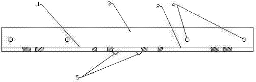 Four-line angle iron cross arm