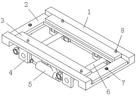 Plate grid ejection mechanism of lead-acid battery plate grid die casting machine