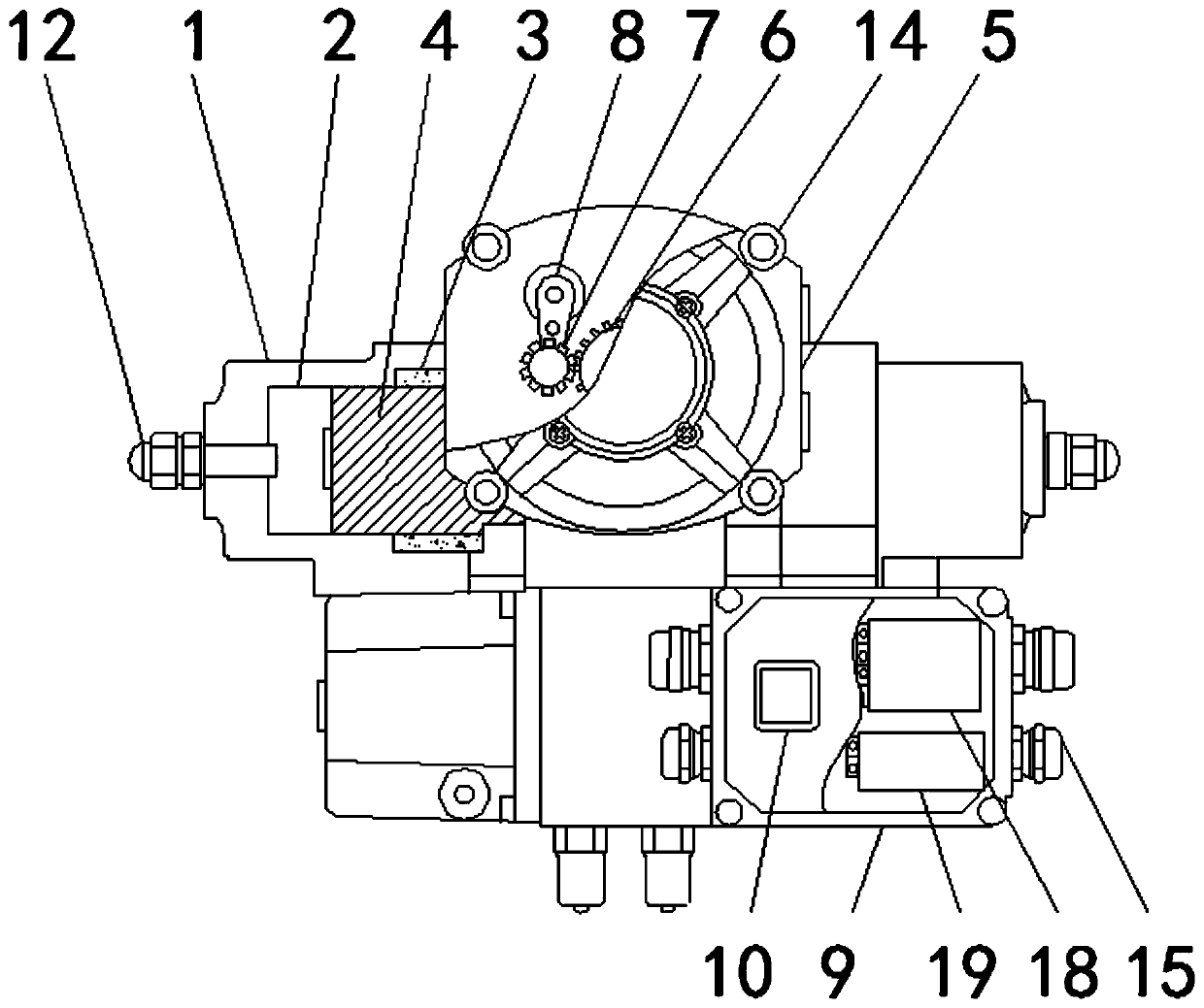 Miniature intelligent remote control electro-hydraulic actuator