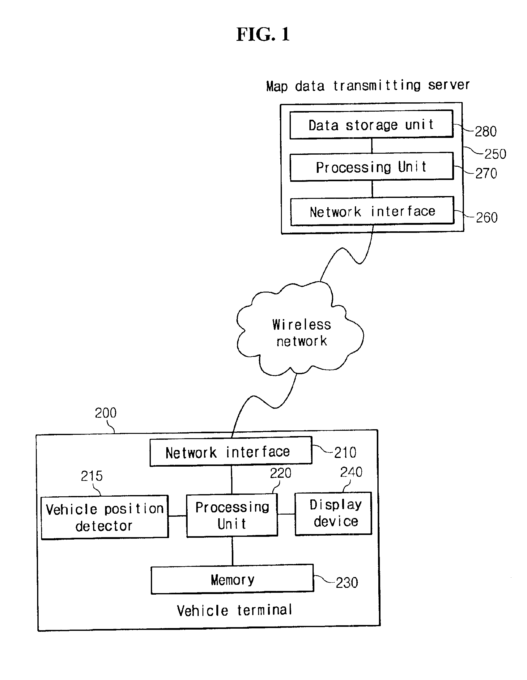 Method and apparatus for communicating map data for vehicle navigation