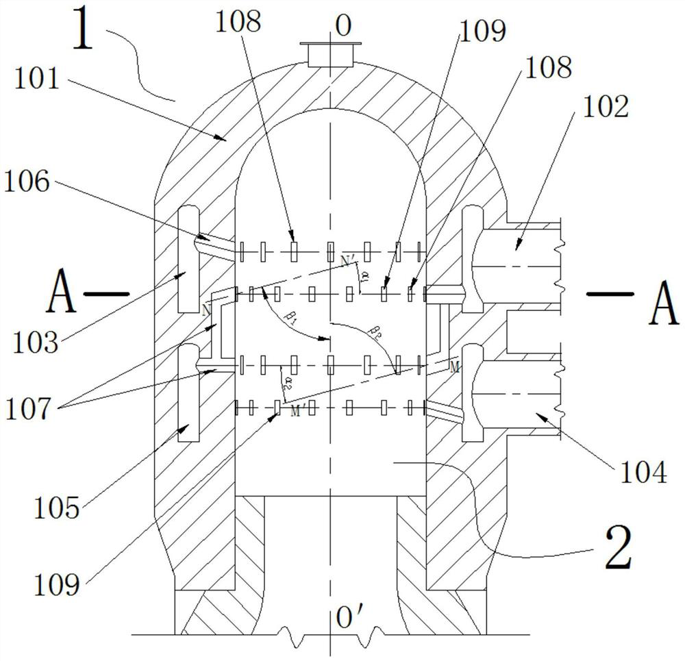 Improved method for reducing NOx production amount of top-combustion type hot-blast stove