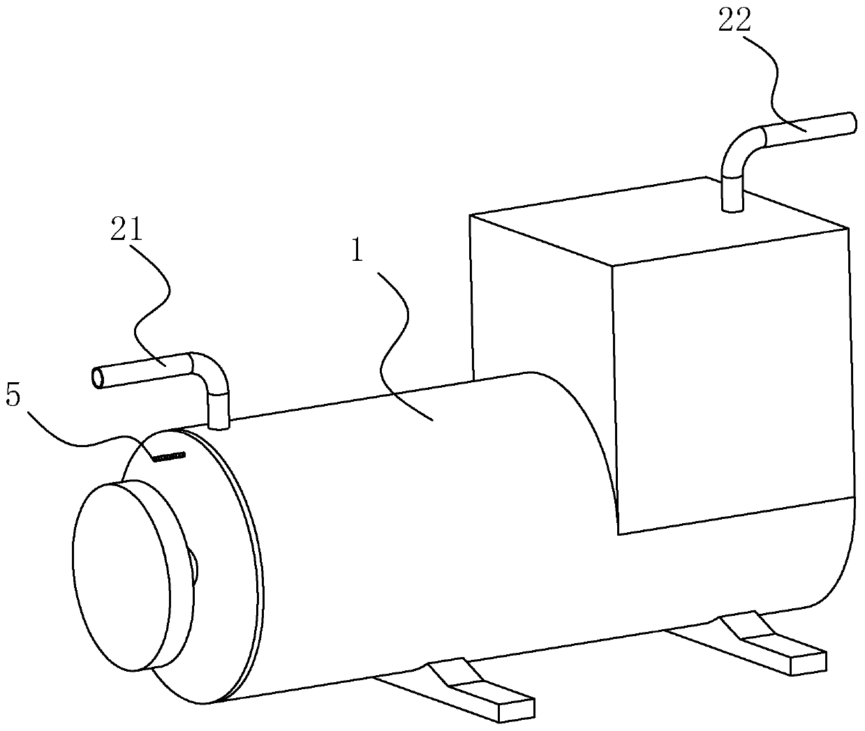 A brushless generator