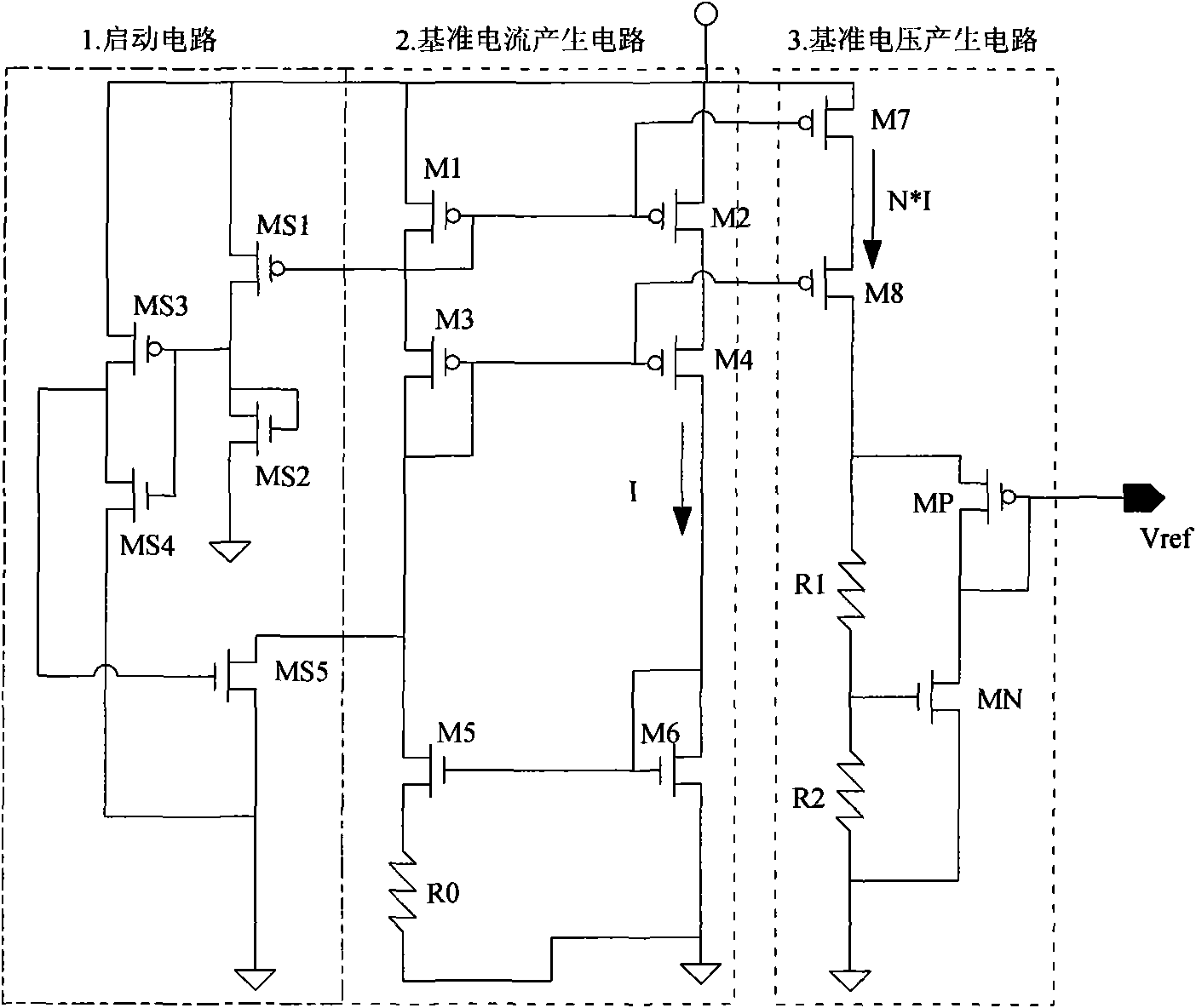 Non-bandgap high-precision reference voltage source