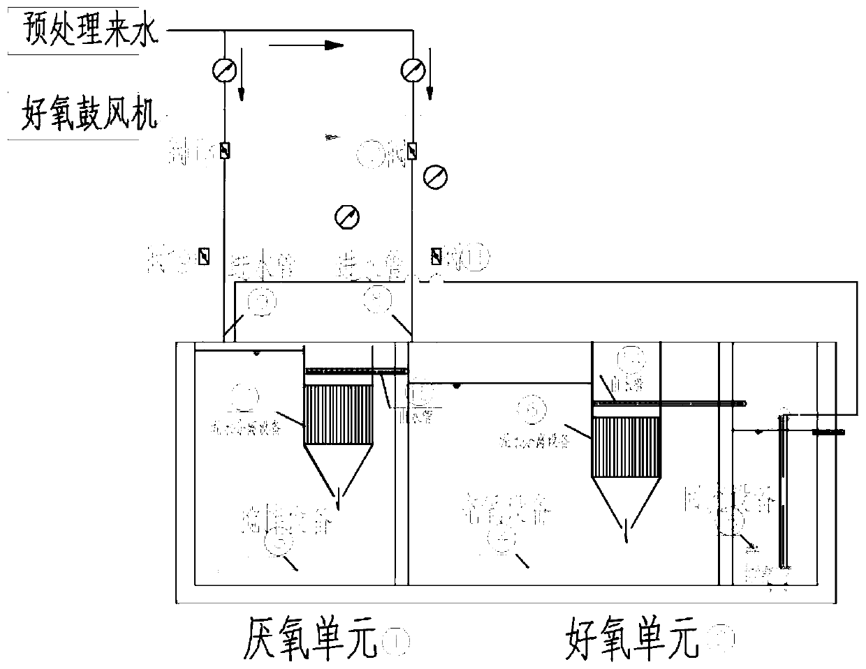 Anaerobic ammonia oxidation denitrification and phosphorus removal system and method