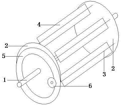 Top ring type vertical paddle wheel