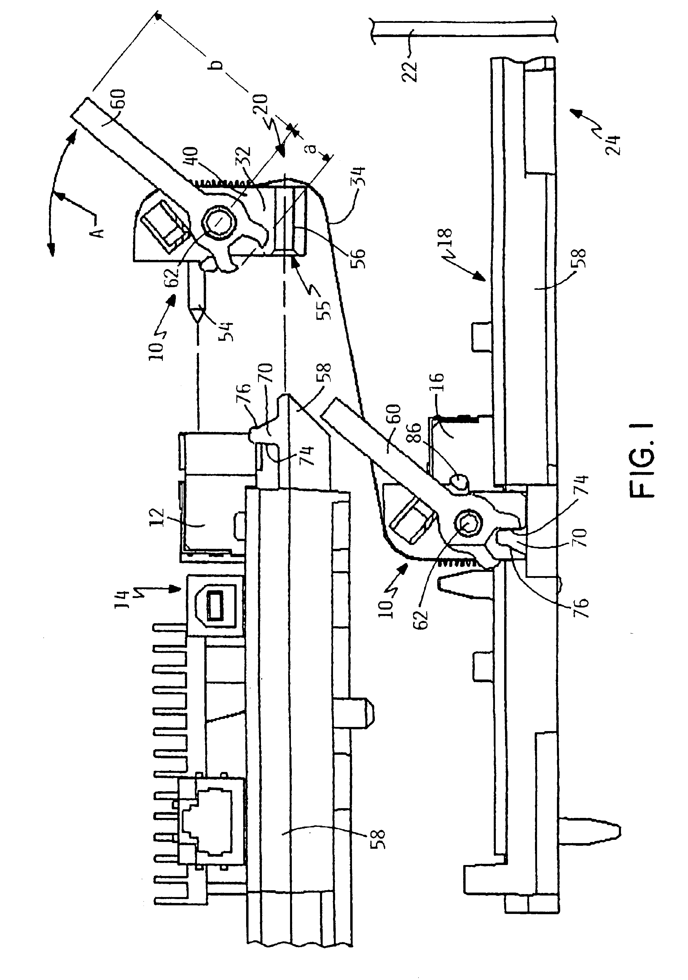 Connector coupling mechanism, system and method