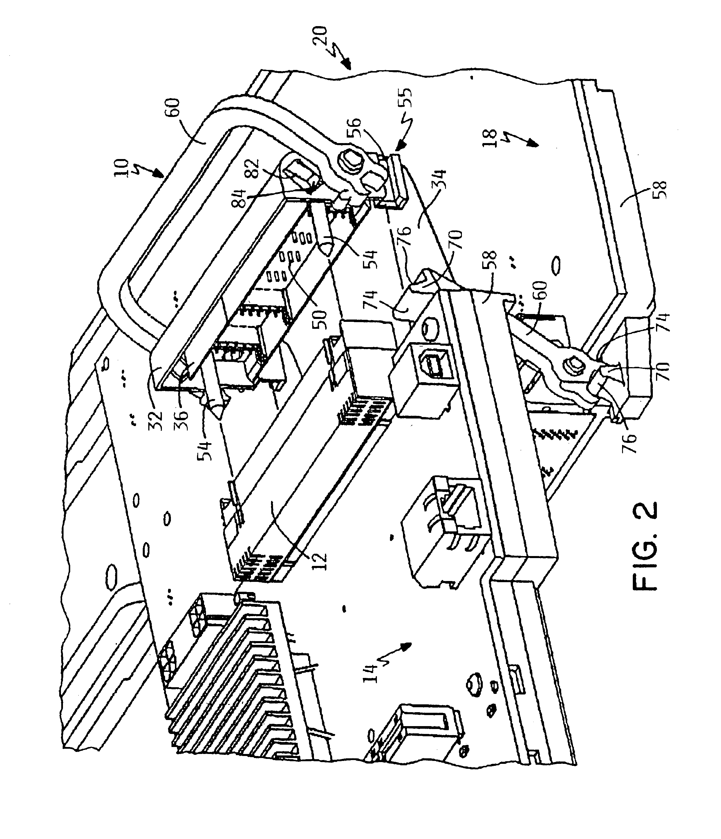 Connector coupling mechanism, system and method