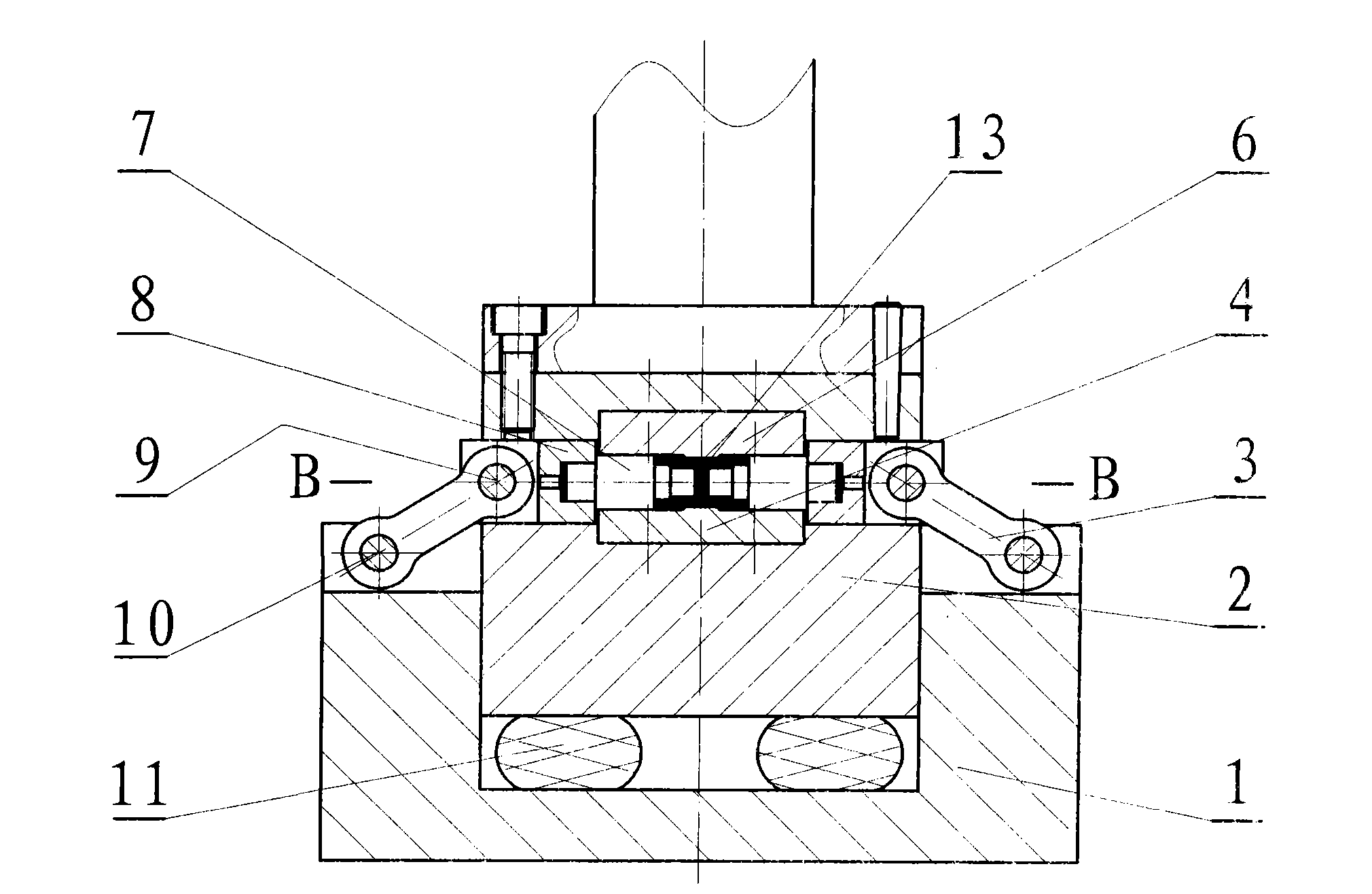 Novel movement recoil type hot extrusion forming and processing method
