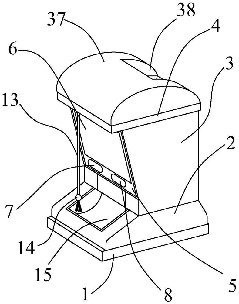 A remote visual appeasement device and method for pets