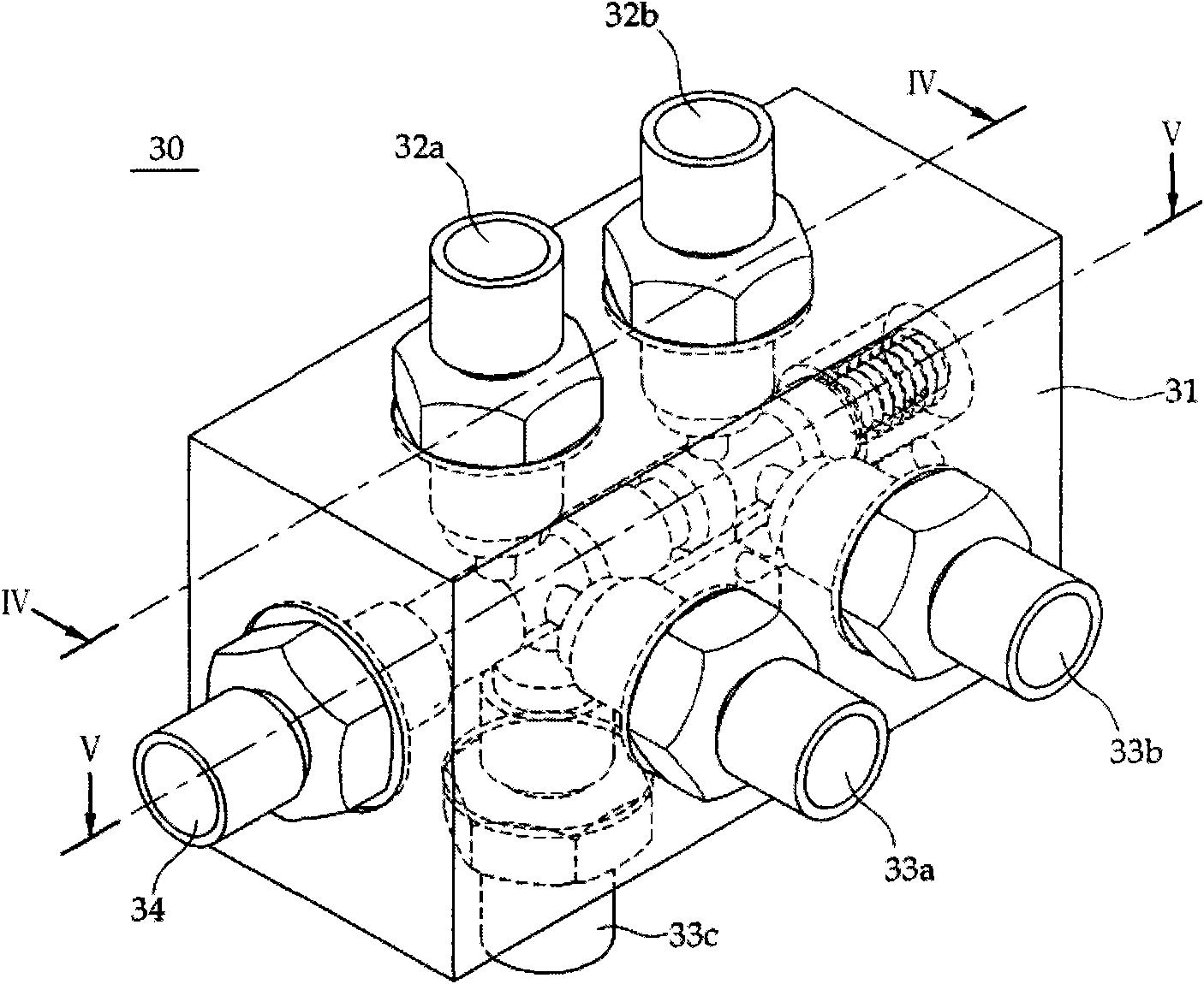 Valve for controlling hydraulic pump of construction machinery