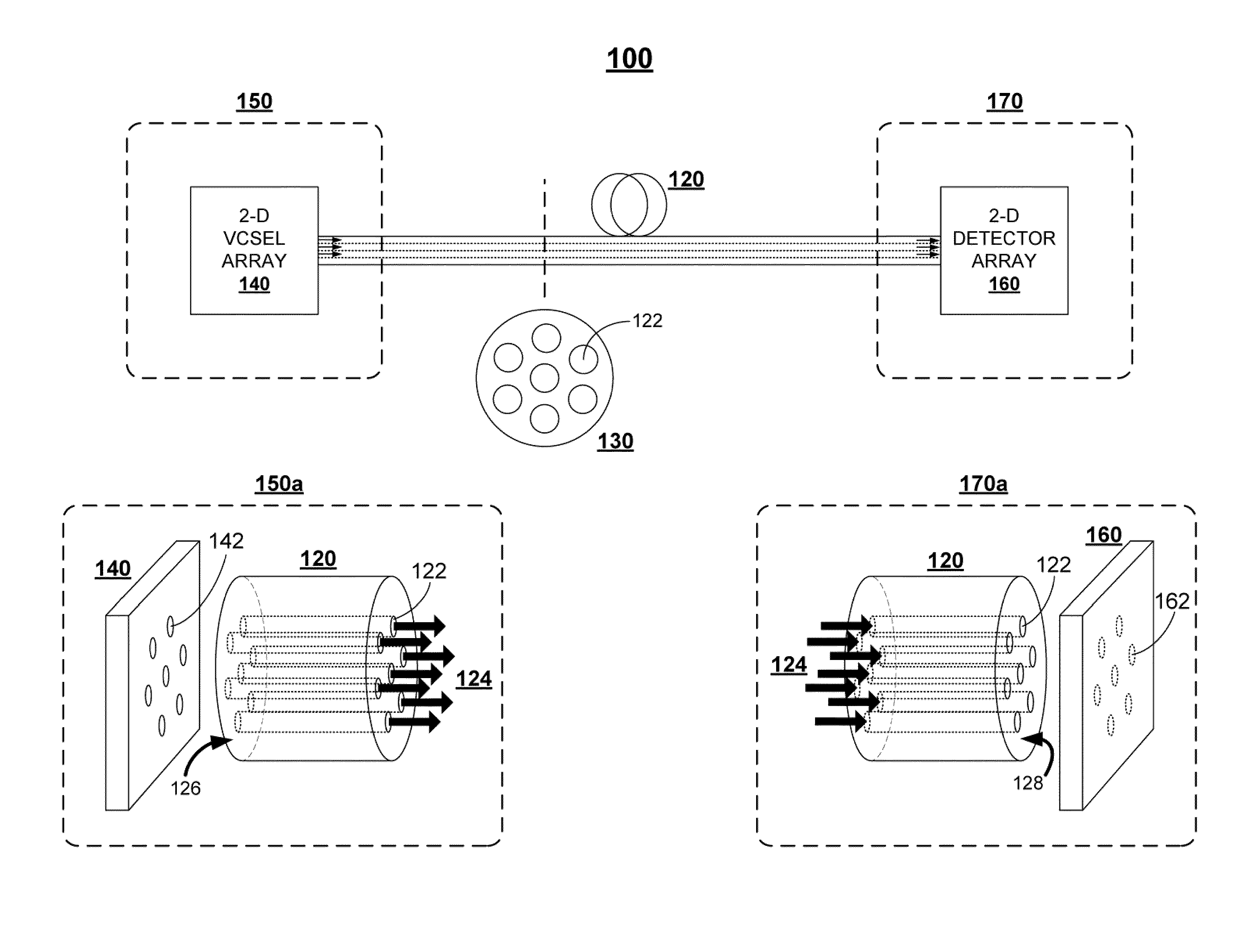 Multicore fiber transmission systems and methods