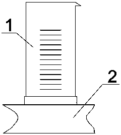 A measuring cylinder with variable capacity