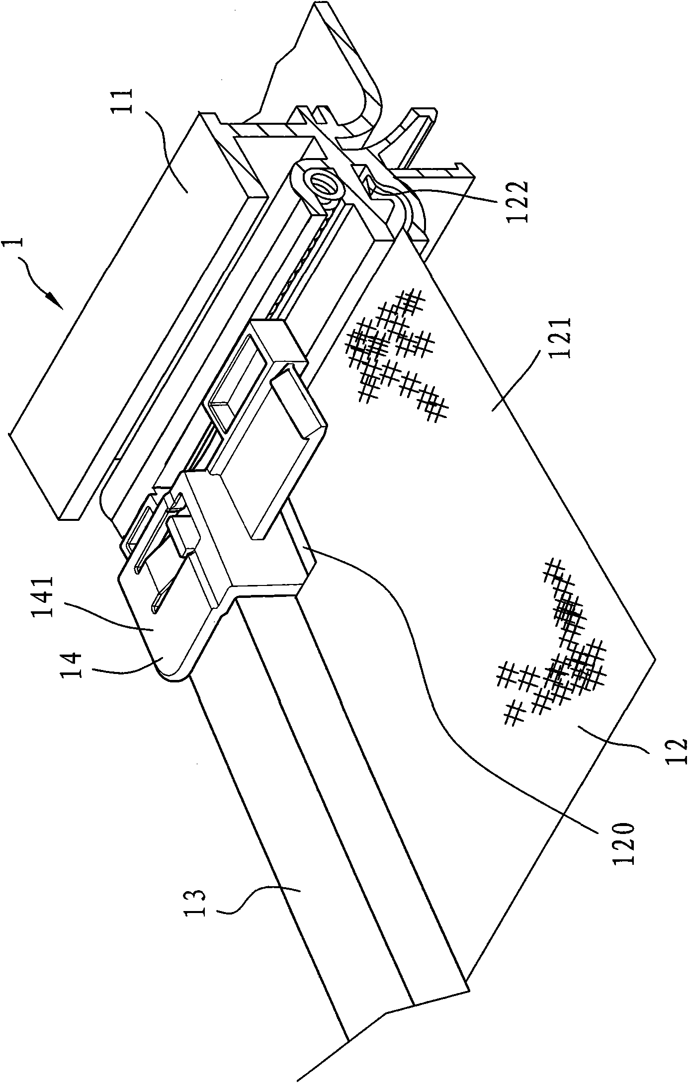 Slide block guider of curtain