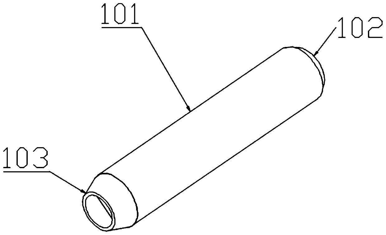 Jetting device for oil-shale drill hydraulic mining