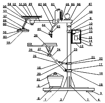 Binding-up device for surgical nursing