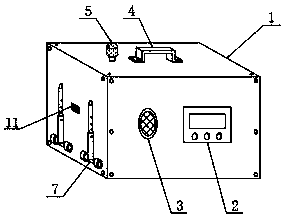 Water prevention and control monitoring device for mine