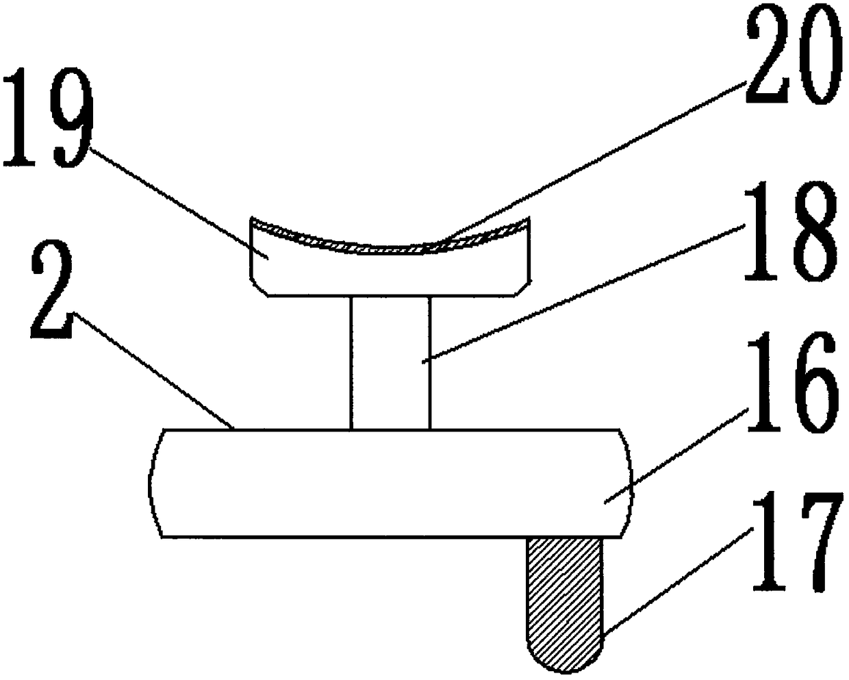 Supporting apparatus for neurosurgery department