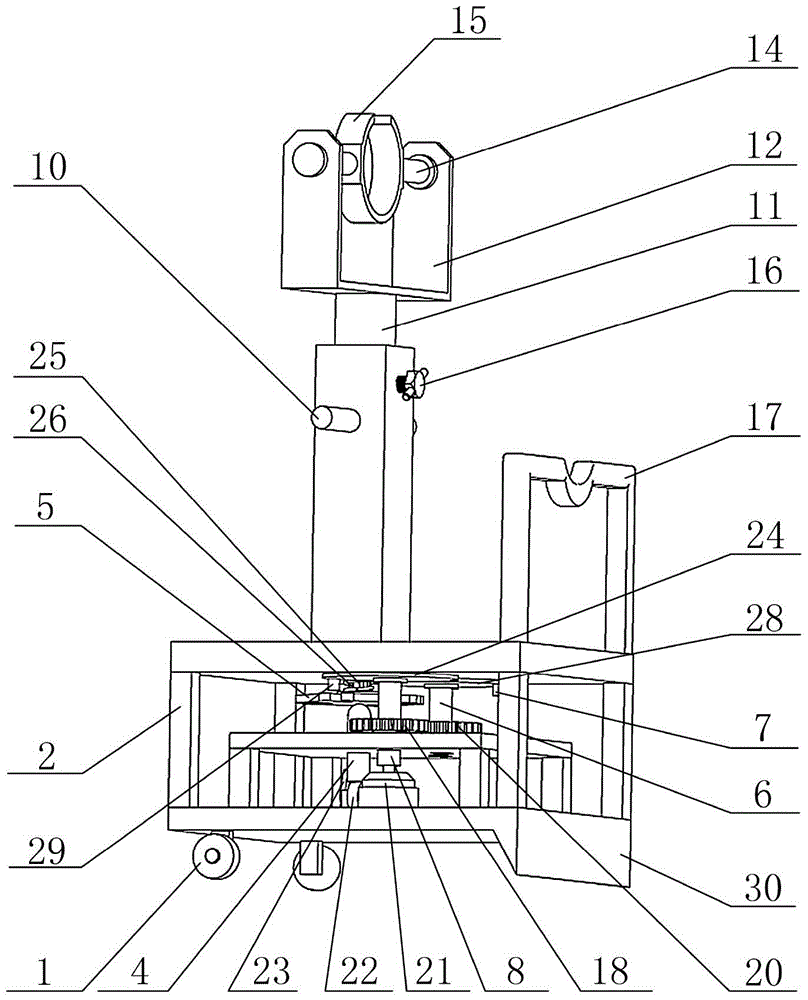 Two-degree-of-freedom semi-automatic fire hose mounting frame