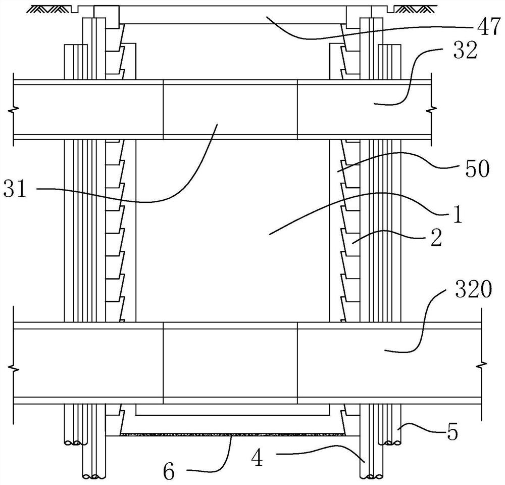 Construction method of an underground superimposed double-pipe common well structure