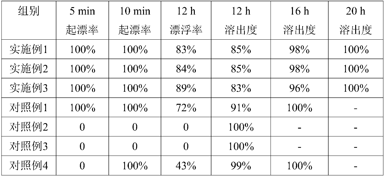 Technology for preparing stomach floating type slow-release hollow capsule