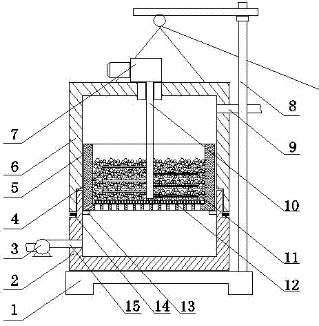 Extraction device and extraction method for tobacco bois flavors in tobacco processing waste gas