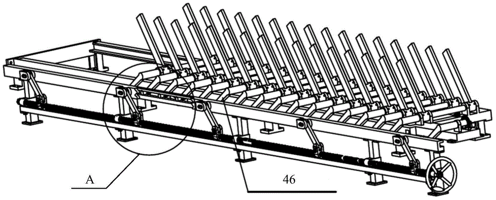 Inclined ladder weight-free assembling tool
