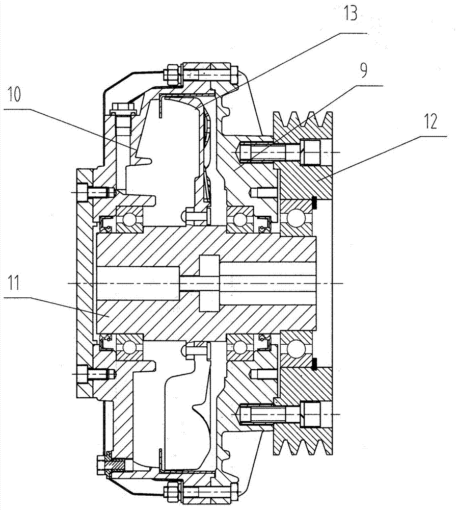 Variable frequency hydraulic coupling cable drum