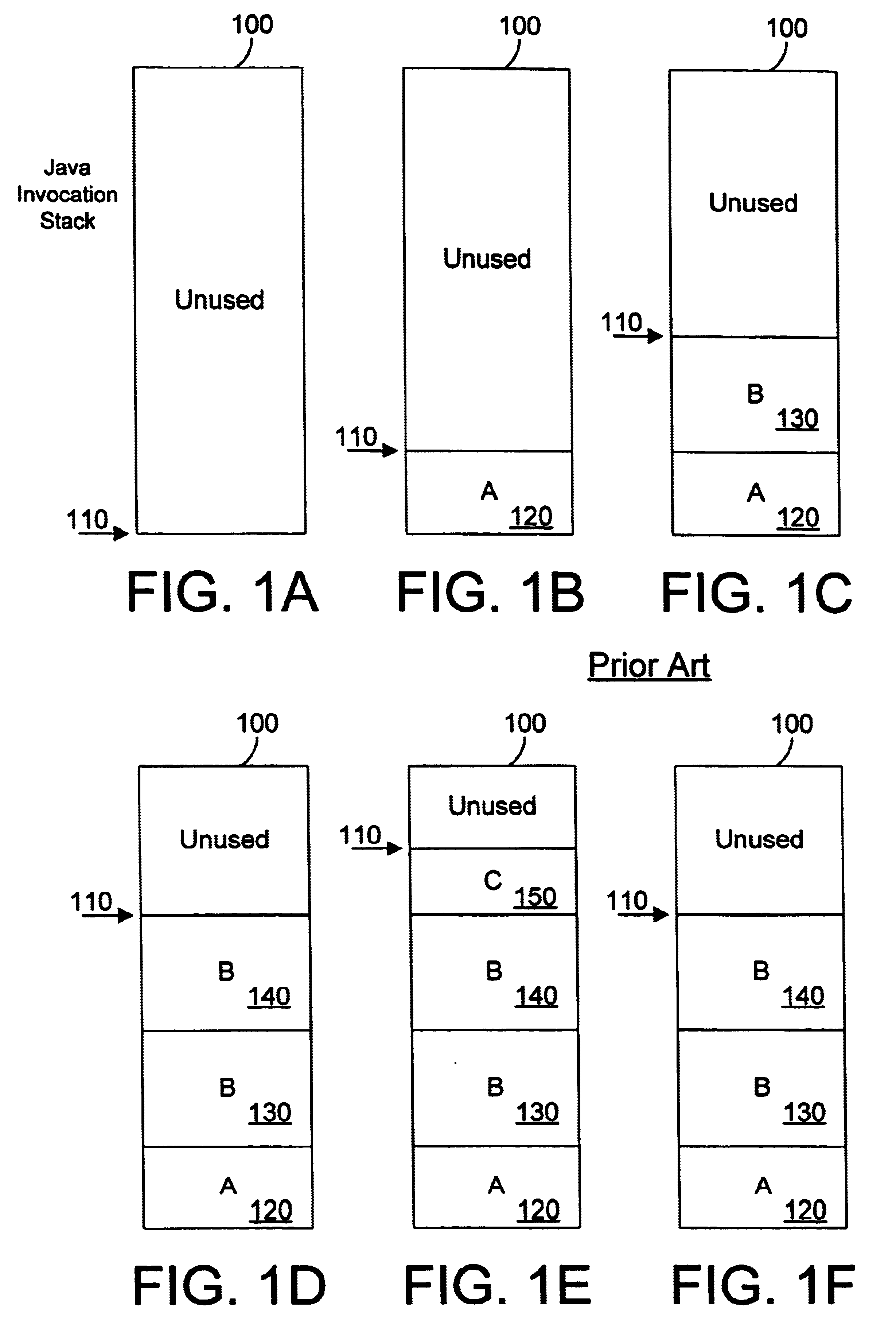 Object oriented apparatus and method for allocating array objects on an invocation stack