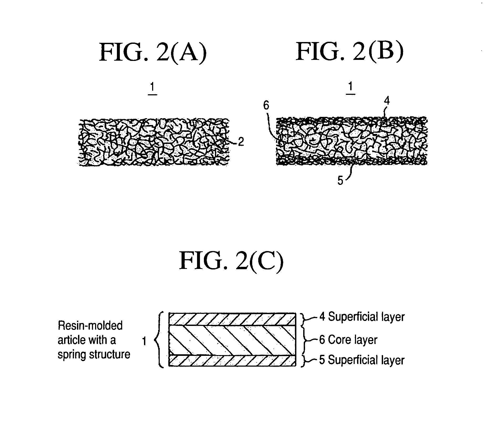 System for producing resin molded article with spring structure